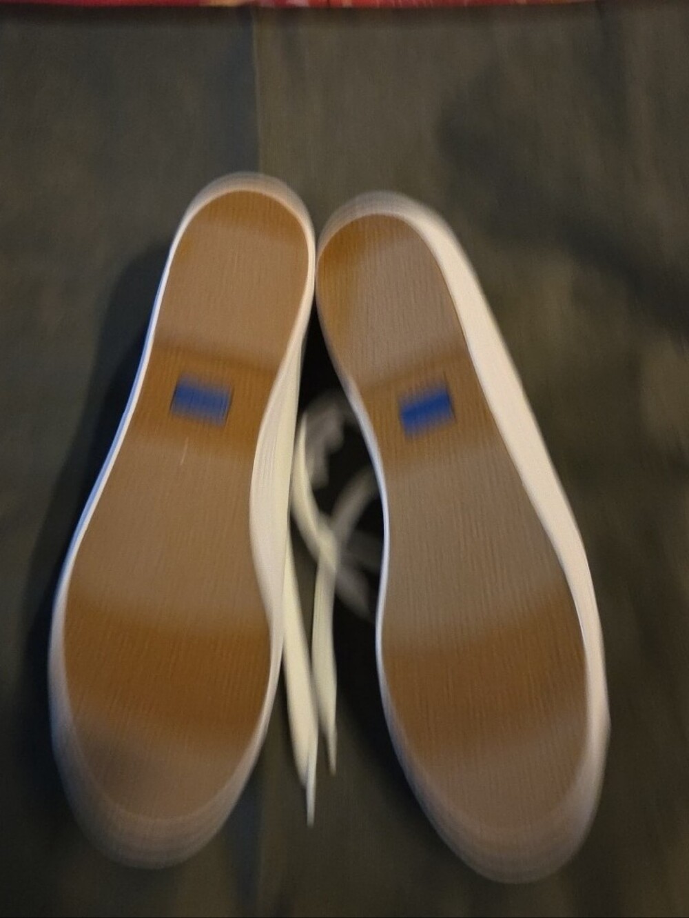 Keds White Canvas Platform Lace-Up Sneakers - Picture 3 of 6